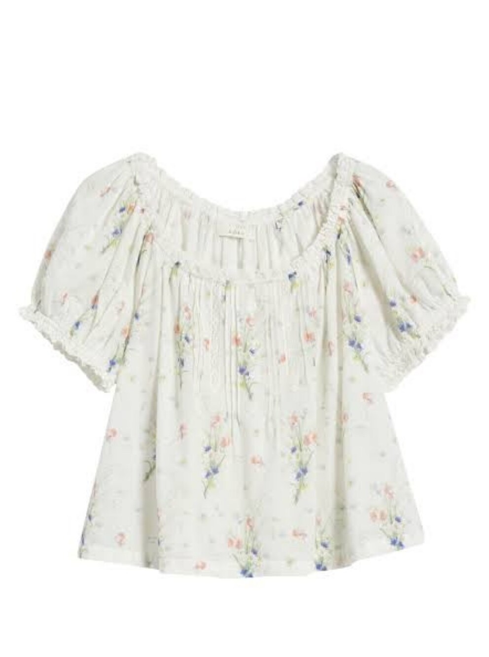 Doen Frederica Top In Painted Bouquet